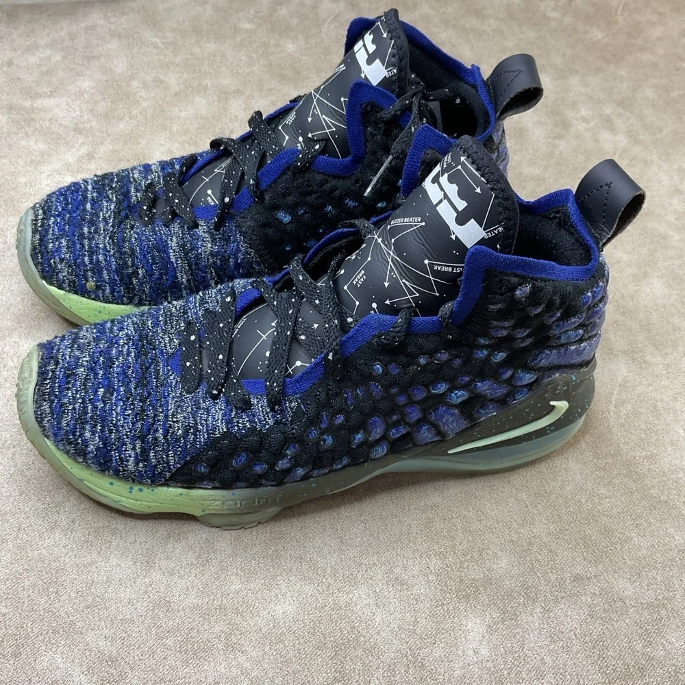 Nike Air LeBron 17 GS‎ Constellations Basketball Shoes Sz 5.5Y BQ5594-407 Kids